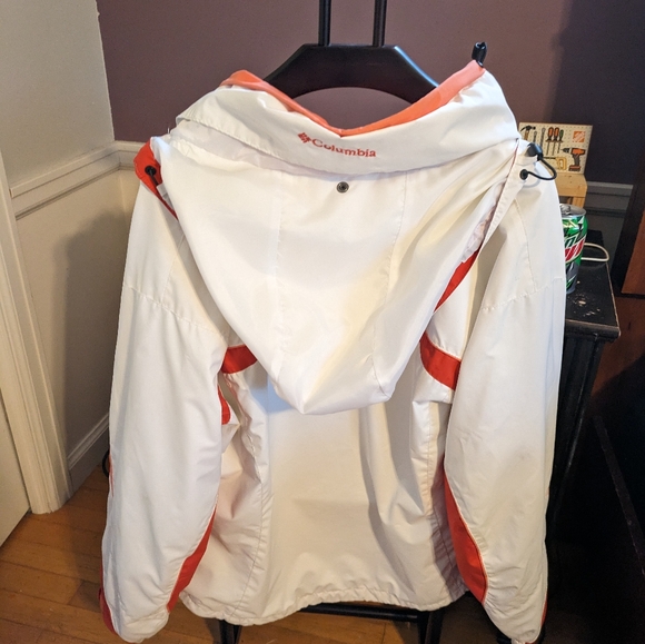 Columbia size large, white and orange jacket - Picture 5 of 7